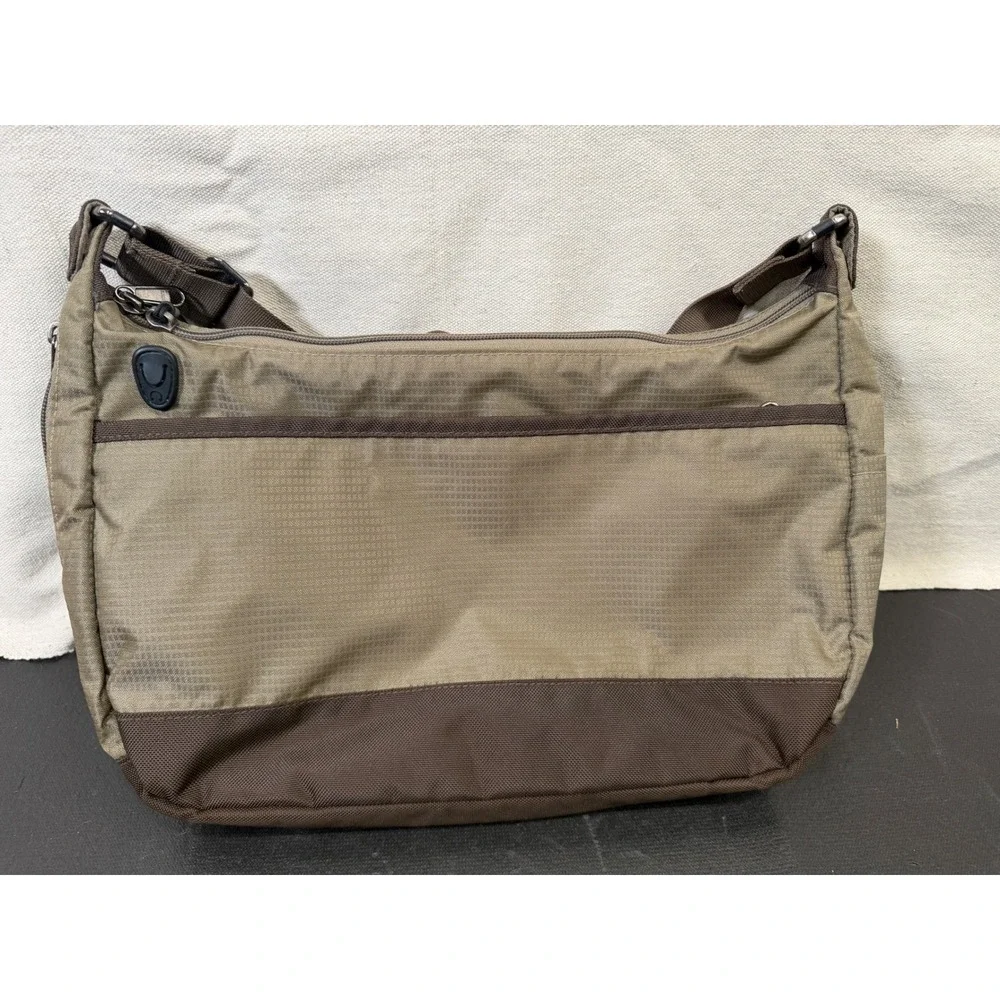 Eagle Creek Messenger Bag Unisex Medium Khaki Brown EC-40484 Travel Ripstop